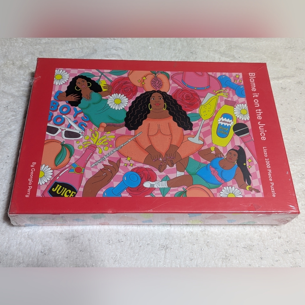 Blame it on the Juice 1000-Piece Puzzle - Pink/Red